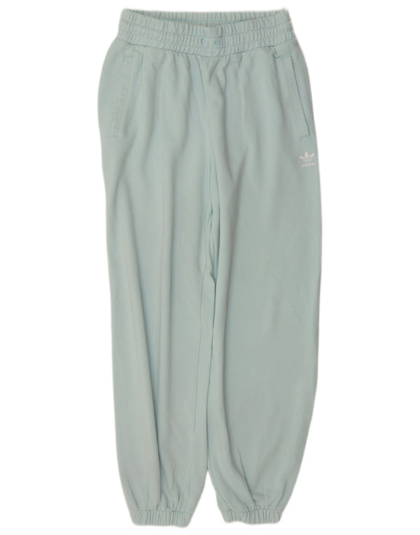 Adidas Ženska trenirka Hlače Joggers UK 12 Srednji tirkizni pamuk
