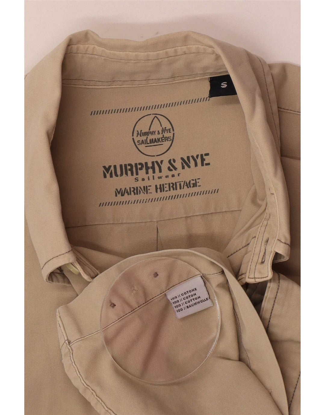 Murphy & Nye muška košulja mala, bež pamuk