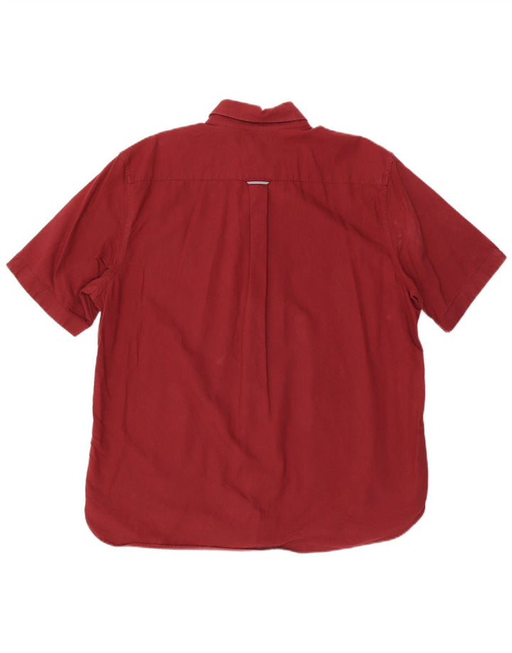 Fred Perry muška košulja kratkih rukava XL kestenjasta pamuk