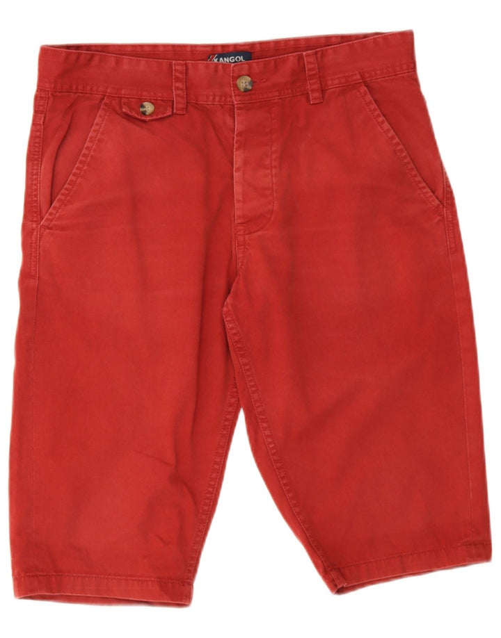 Kangol muške chino kratke hlače male W29, crveni pamuk