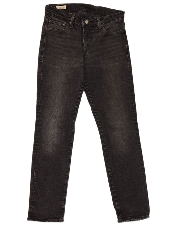 Levi's muške uske traperice W30 L30 crni pamuk