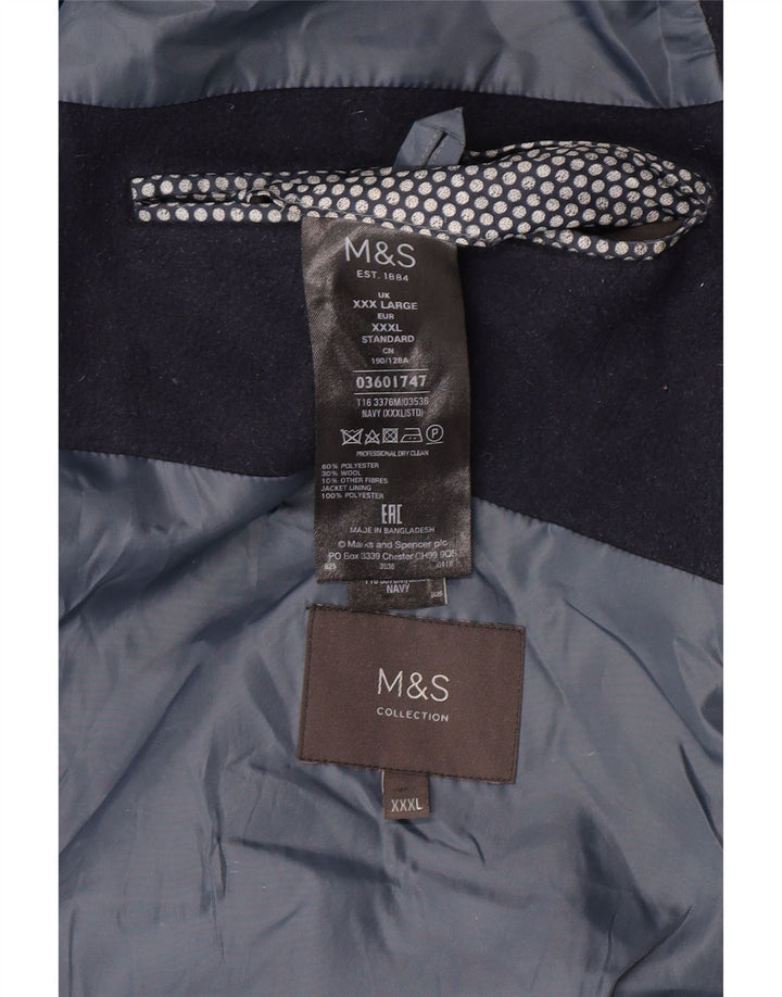 Marks & Spencer muški gornji kaput UK 46 3XL tamnoplavi poliester