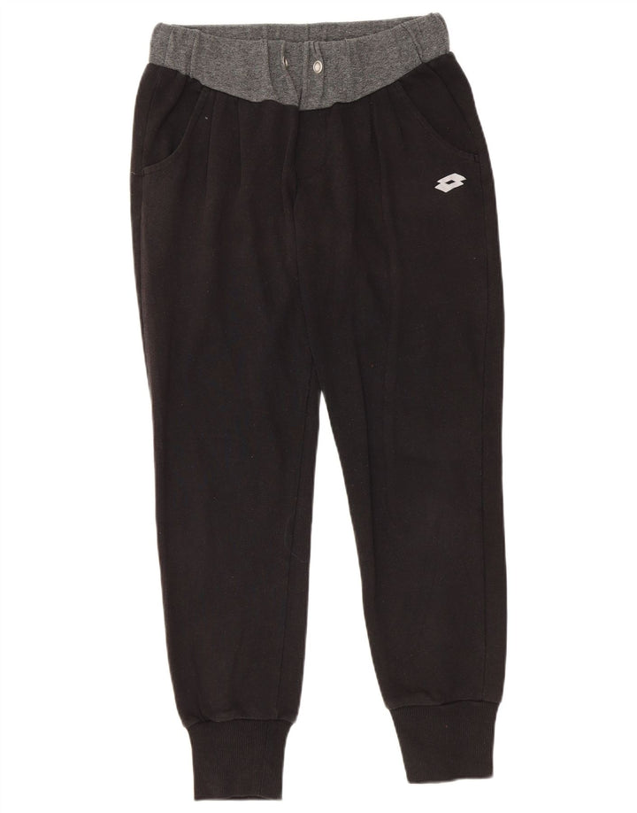 LOTTO Ženska trenirka Hlače Joggers UK 6 XS Black Colourblock