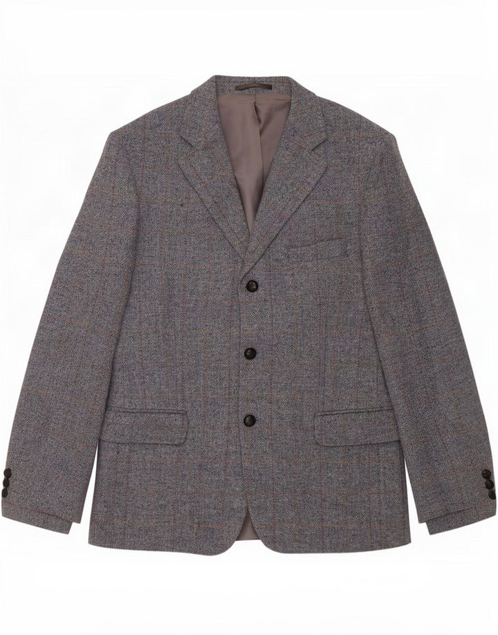 Avoca muški sako sa 3 gumba UK 42 XL siva vuna