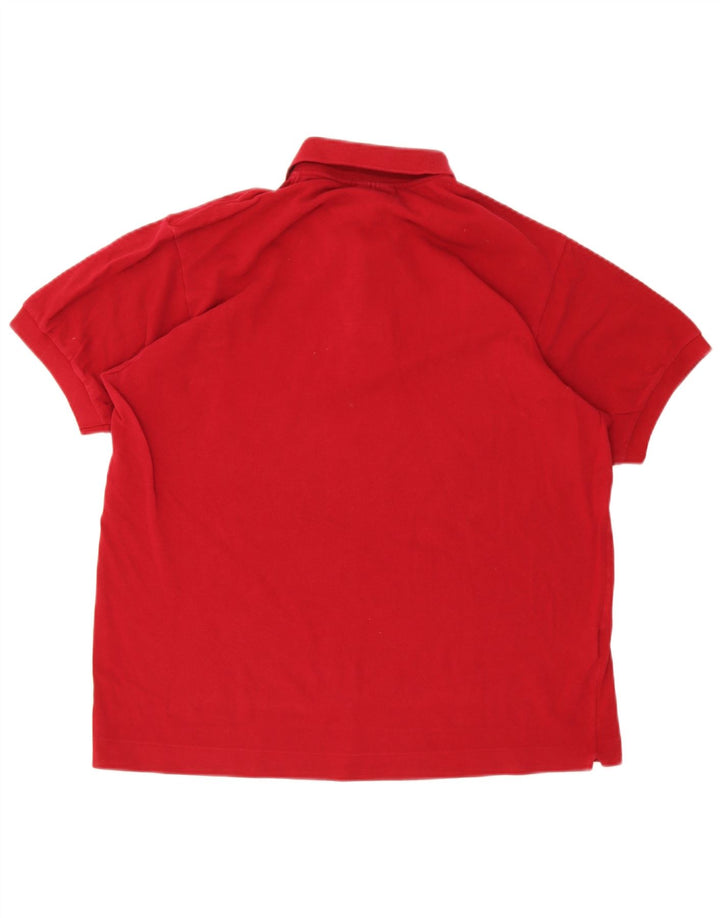 Lacoste muška polo majica veličine 5, veliki crveni pamuk