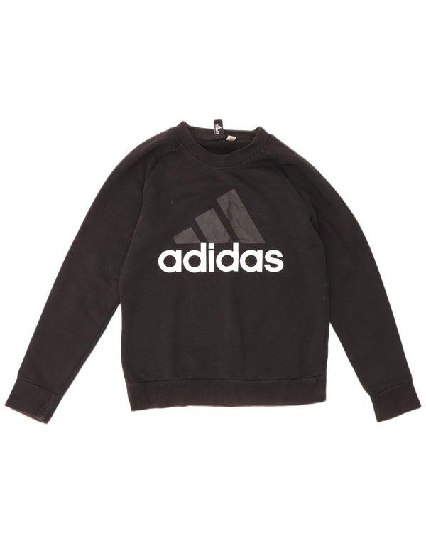 Adidas ženski džemper s grafičkim motivima UK 12 srednje crne sportske