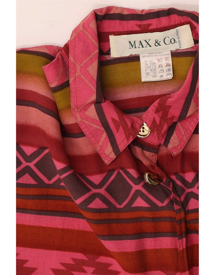 Max&Co. Ženska košulja kratkih rukava UK 12 srednje raznobojna geometrijska