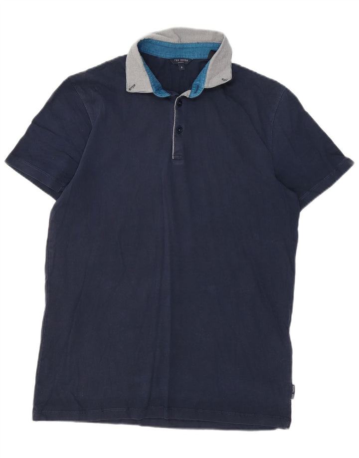 Ted Baker muška polo majica veličina 3 srednje tamnoplavi pamuk