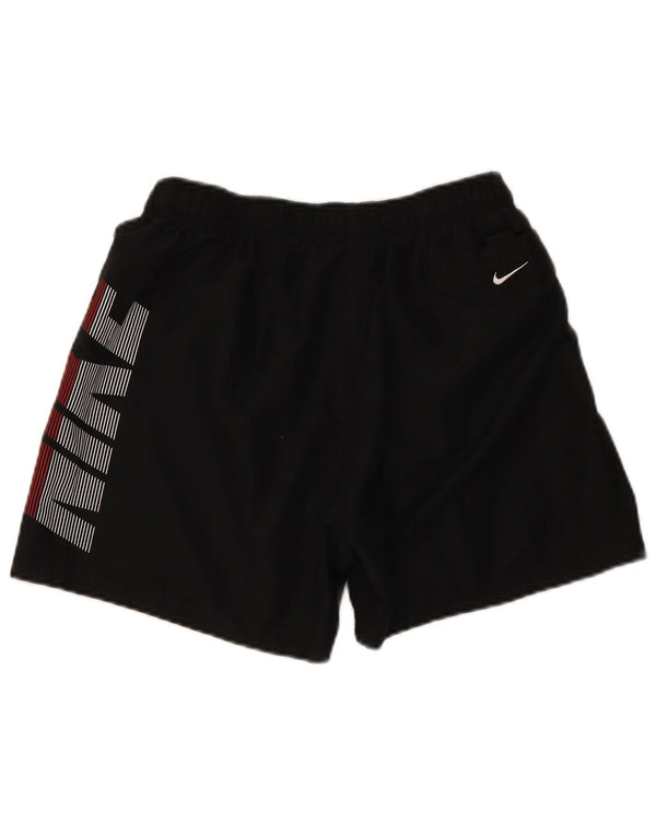 Nike Dri Fit Graphic Sport Shorts Large Black Poliester
