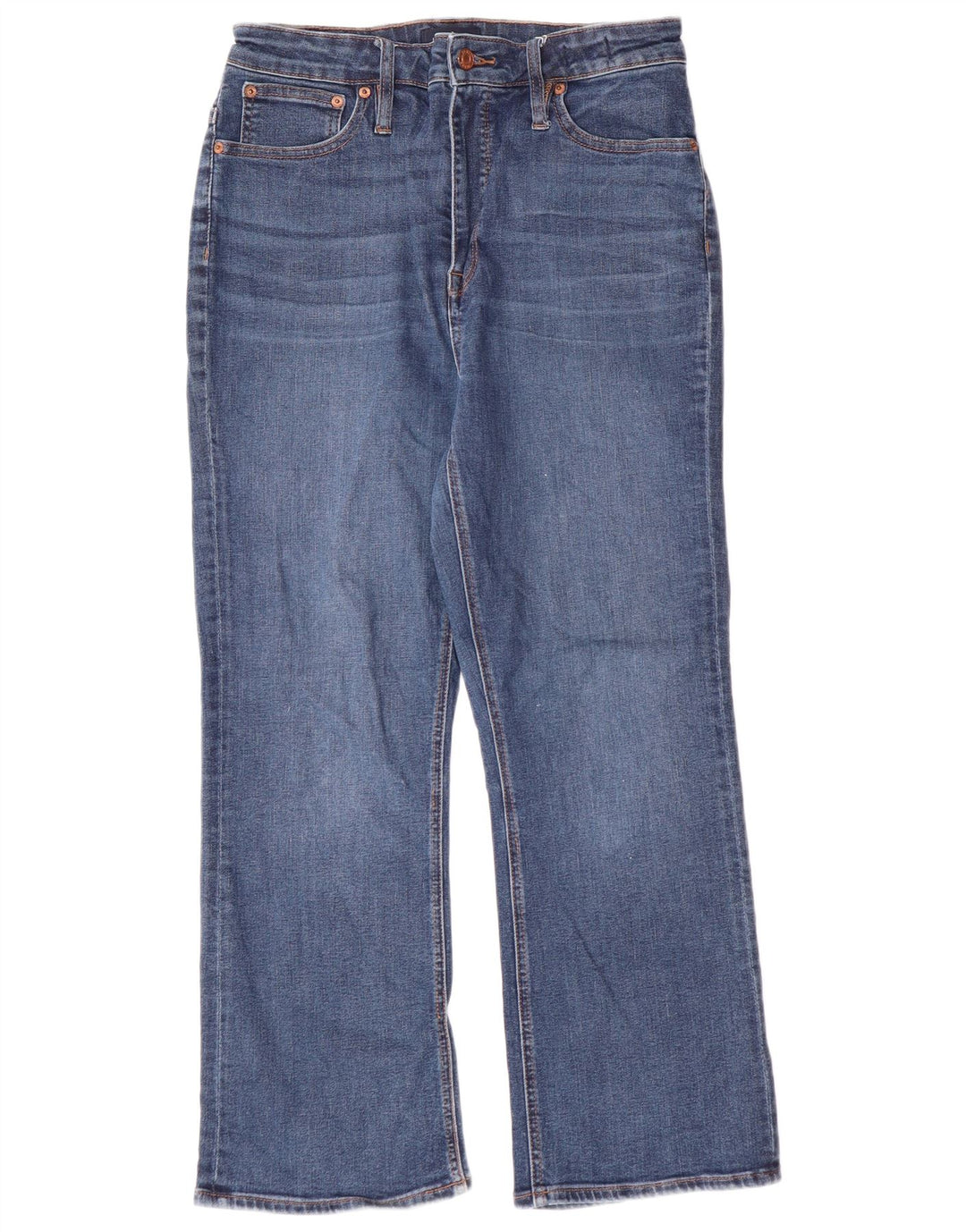 J. CREW Ženske traperice Bootcut W30 L26 Plavi pamuk