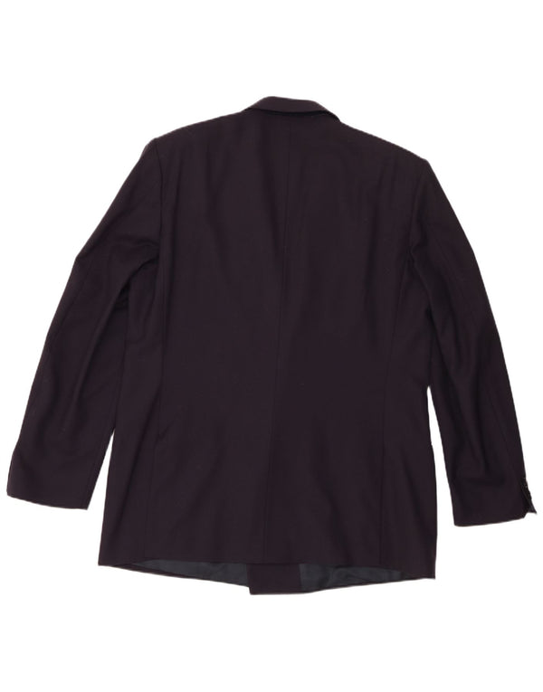 Lubiam muška jakna s dvostrukim kopčanjem IT 54 2XL tamnoplava djevičanska vuna