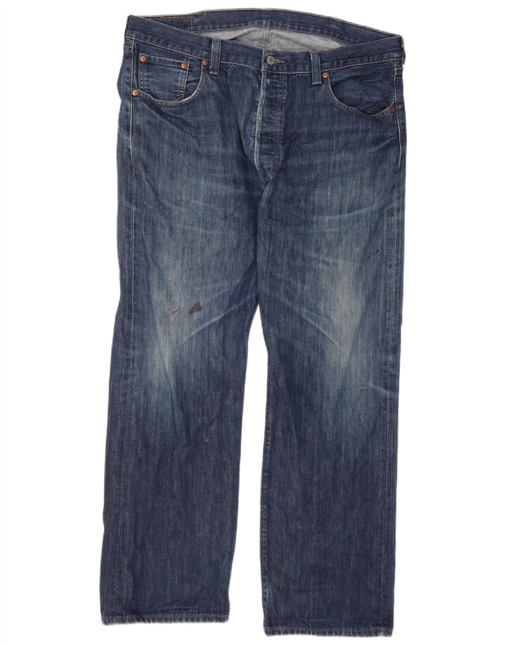 Levi's muške ravne traperice W40 L32 Blue Classic