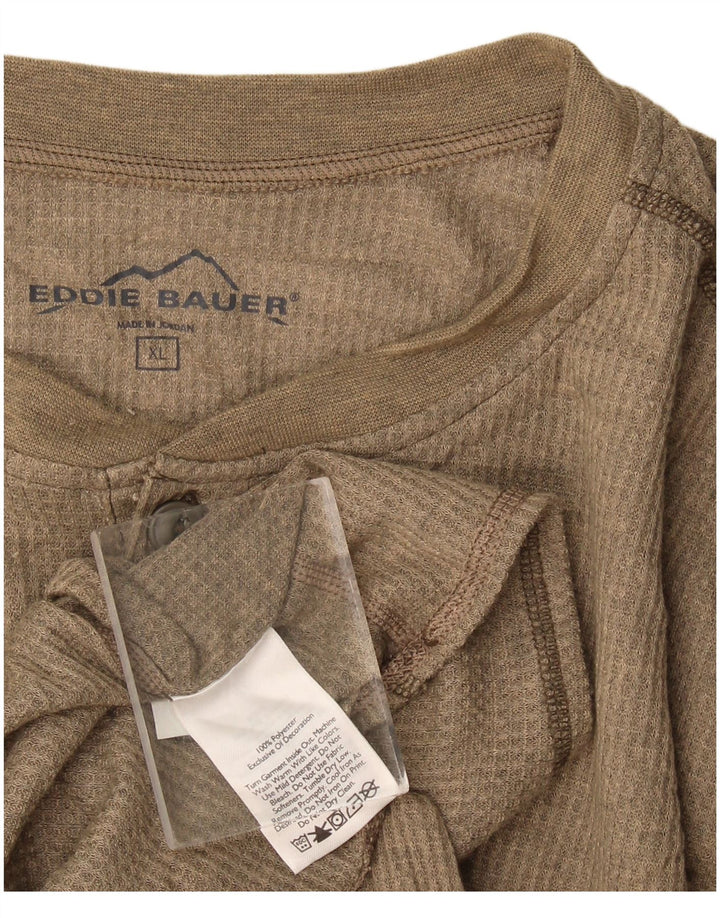 Eddie Bauer muška majica dugih rukava, veliki bež poliester