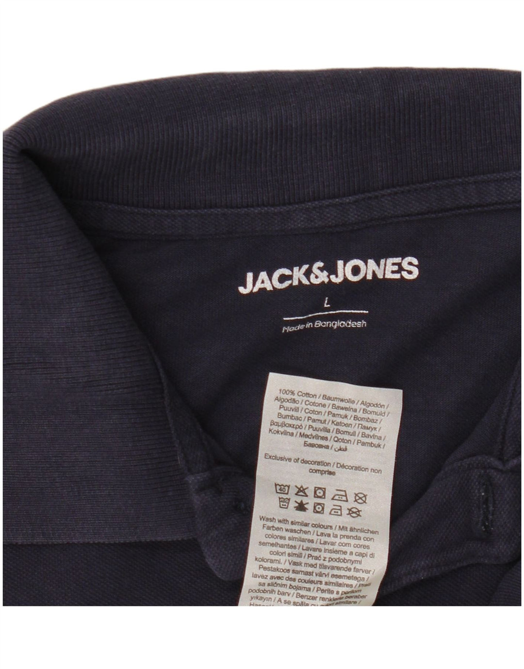 Jack & Jones muška polo majica velika tamnoplava pamuk