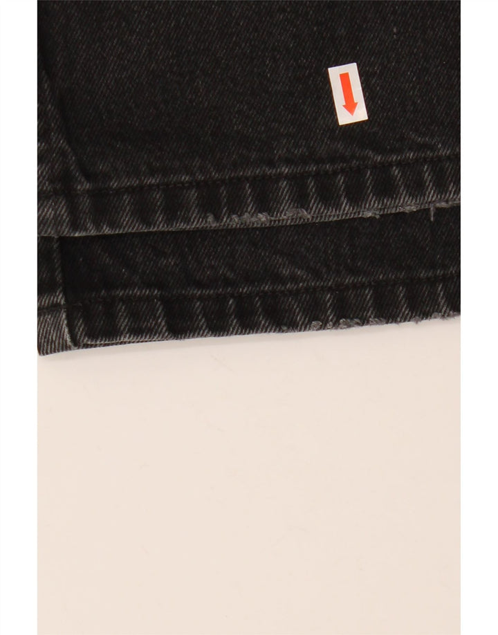 WRANGLER muške ravne traperice udobnog kroja W31 L32 crni pamuk