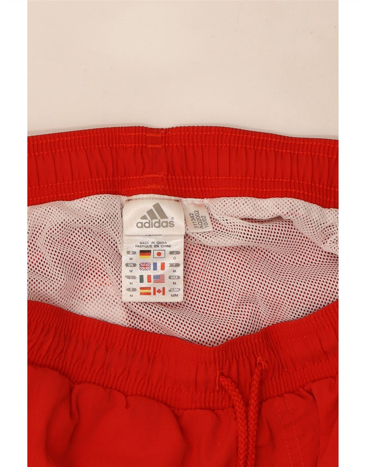 Adidas muške kratke hlače za kupanje s grafičkim motivima srednje crvene boje od poliestera