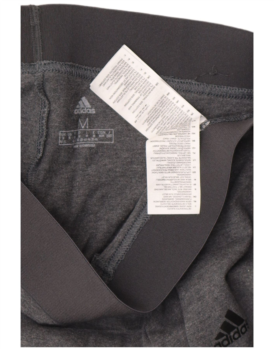 ADIDAS ženske tajice UK 12/14 srednje sive pamuk