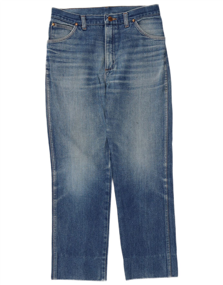 Wrangler muške ravne traperice W32 L27 plavi pamuk