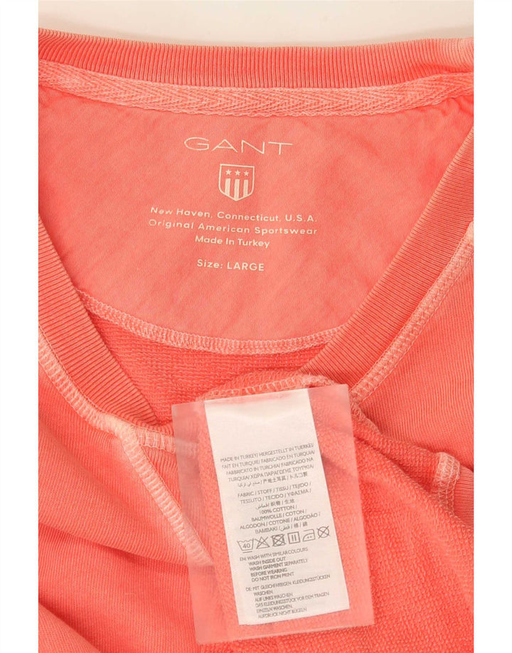 Gant muška majica dugih rukava, veliki ružičasti pamuk