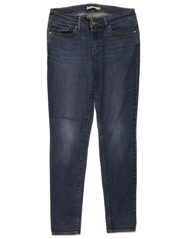 Levi's ženske 711 uske traperice W28 L30 tamnoplavi liocel