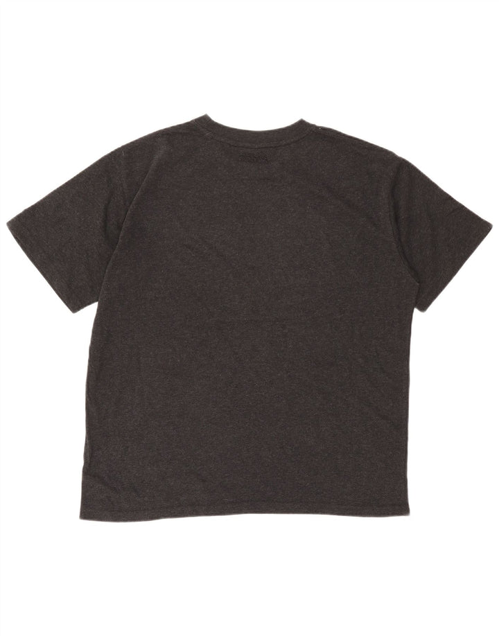 Superdry ženska majica kratkih rukava s grafičkim motivima, UK 14, veliki sivi pamuk