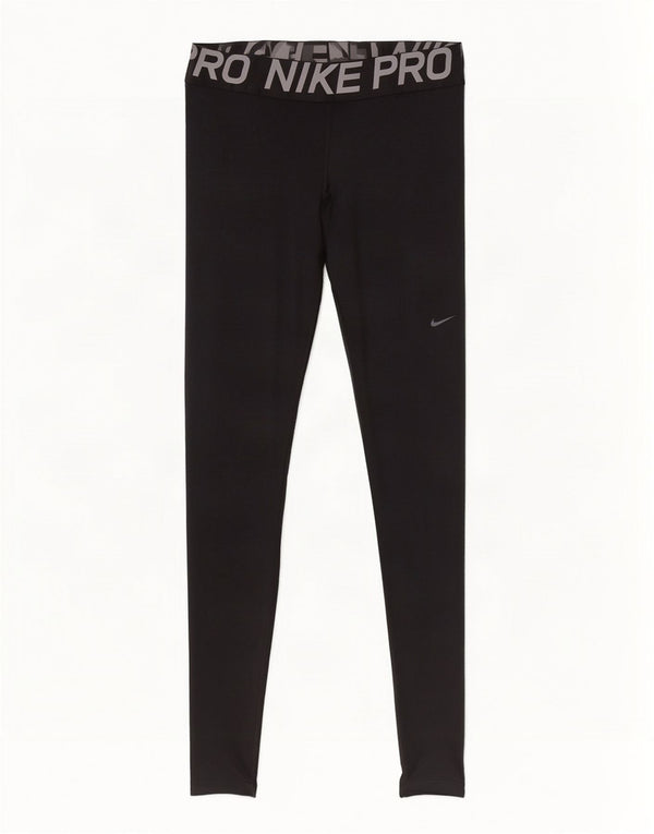 Nike ženske grafičke tajice UK 4 XS crni poliester