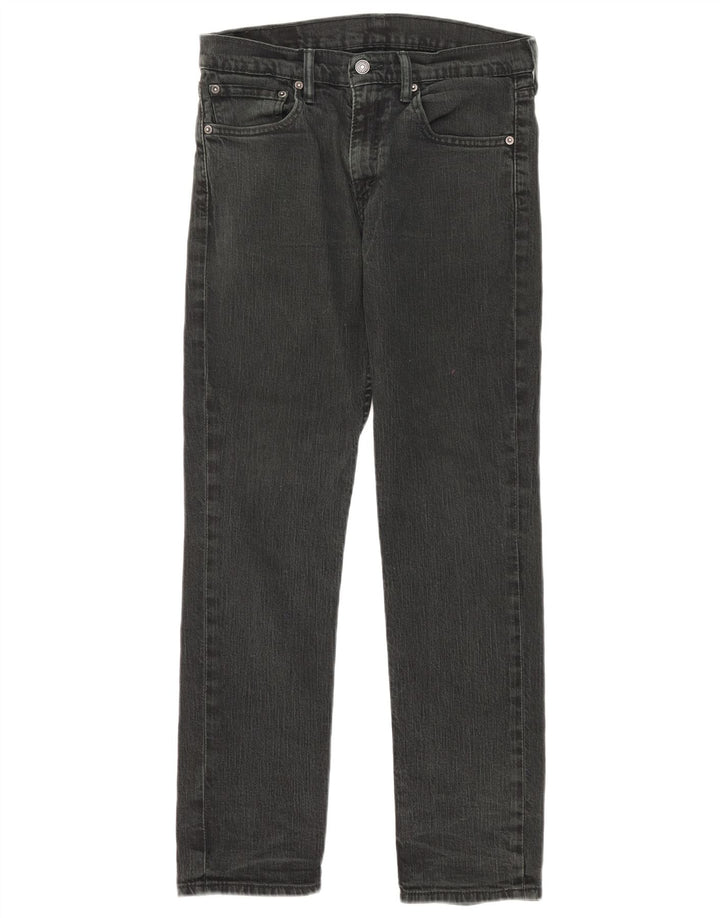 Levi's ženske ravne traperice W32 L30 crni pamuk
