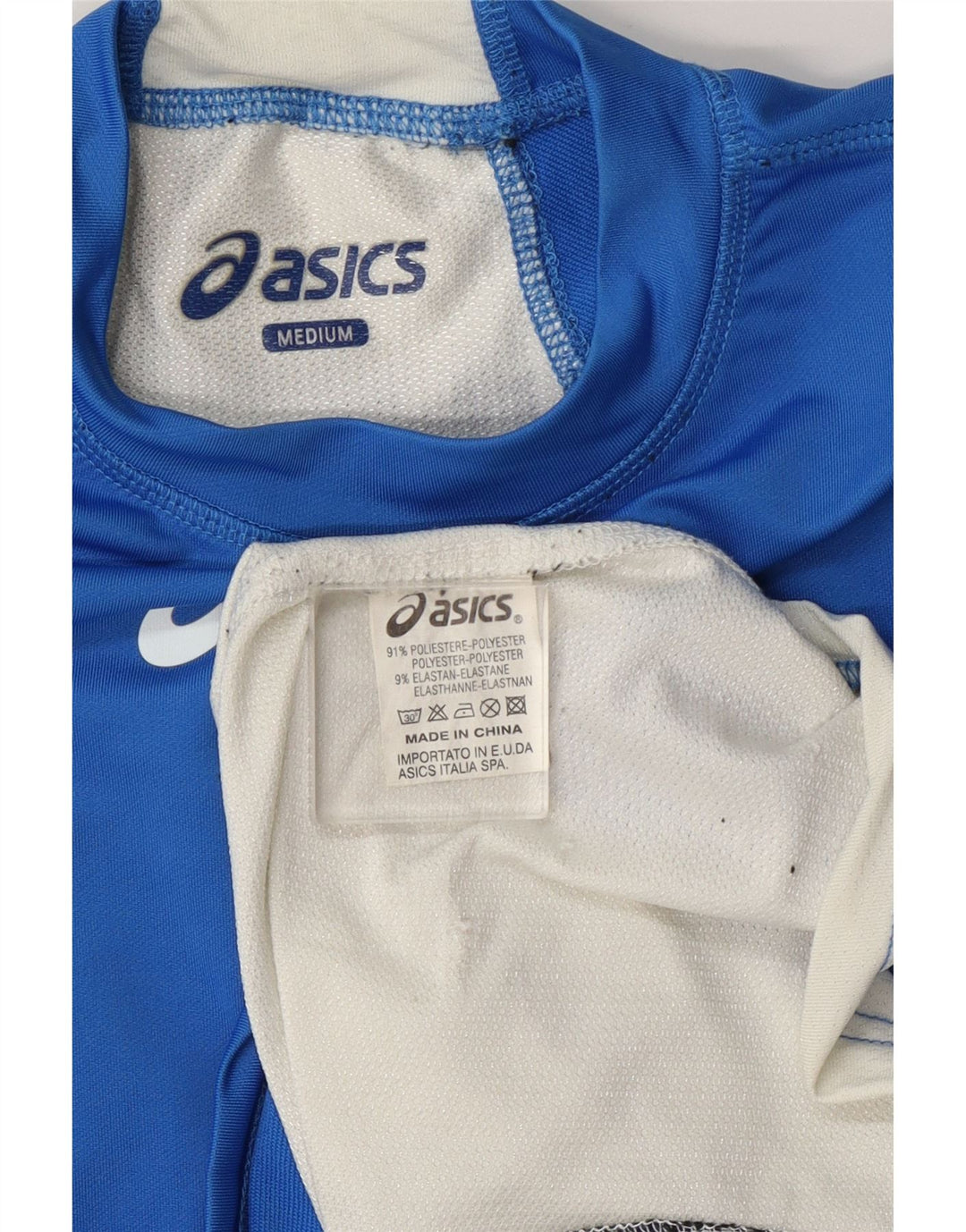 Asics muška majica kratkih rukava Srednje plava poliesterska boja