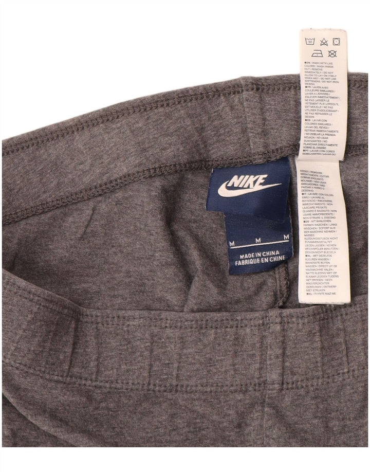 Nike ženske grafičke tajice UK 12 srednje sive pamučne