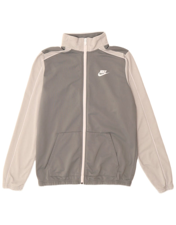 Nike Boys Trenirka Gornja jakna 13-14 godina XL sivi poliester