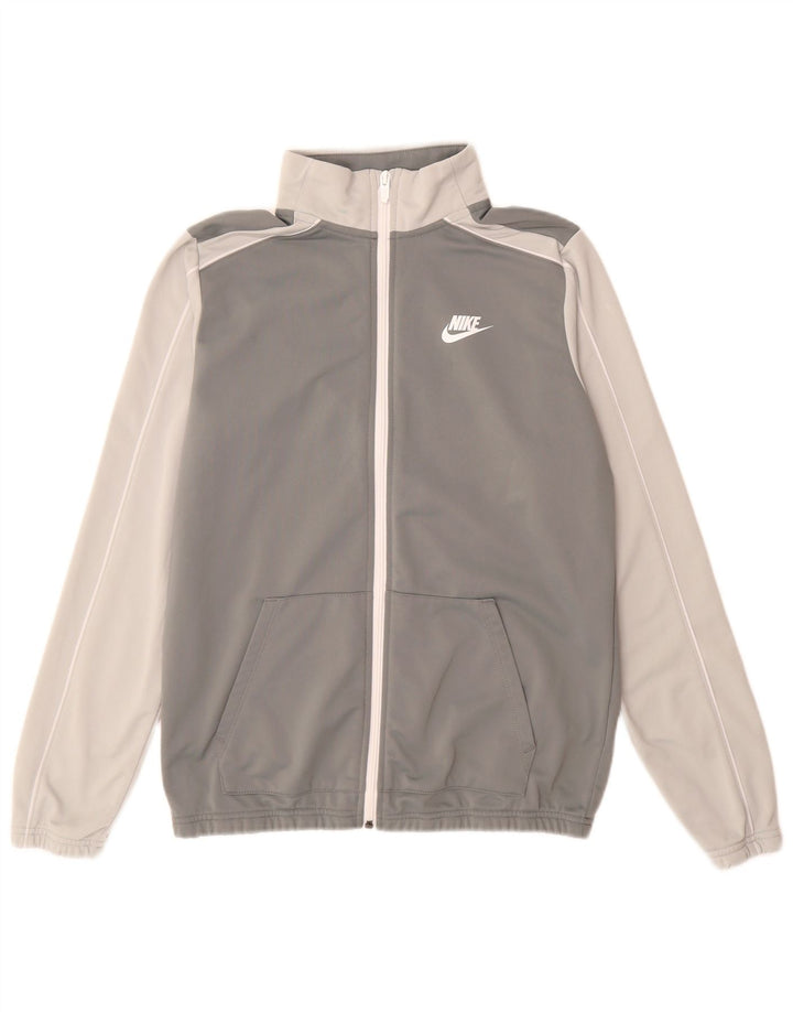 Nike Boys Trenirka Gornja jakna 13-14 godina XL sivi poliester