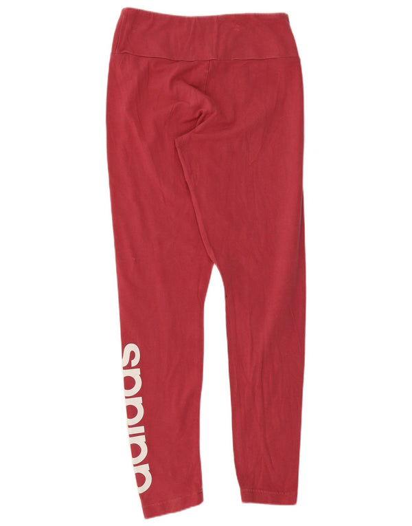 Adidas ženske grafičke tajice UK 8/10 male ružičaste