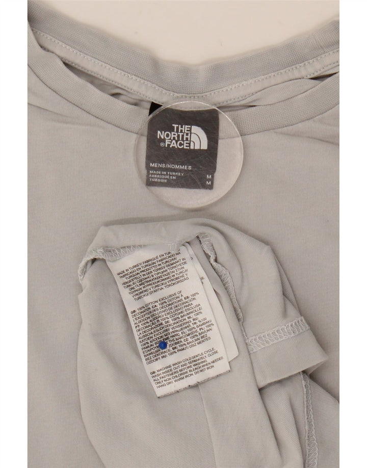 The North Face muška majica kratkih rukava srednje sivi pamuk
