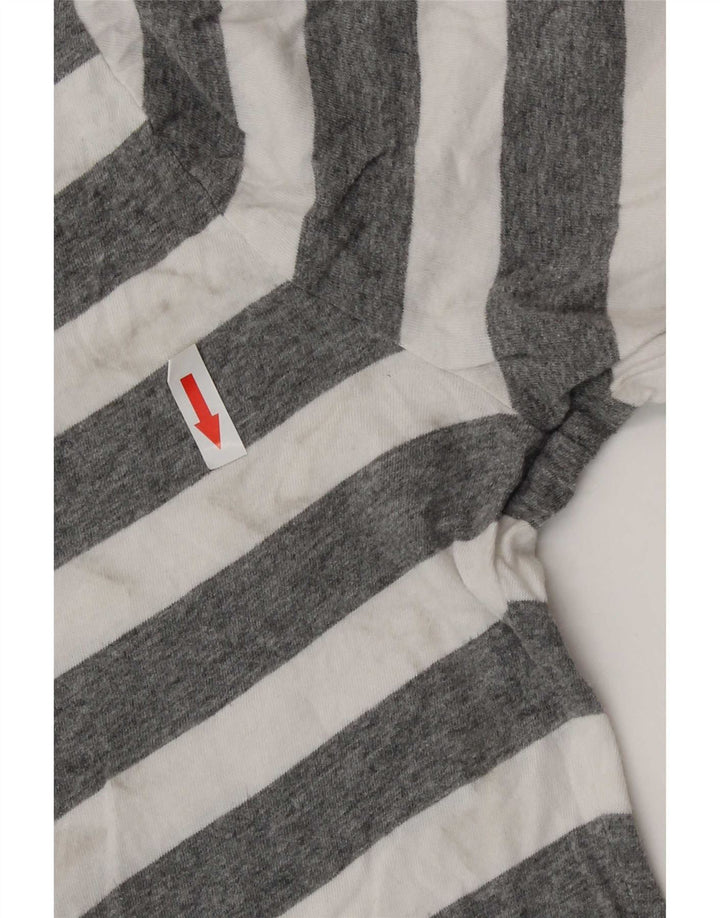 Hollister ženska majica dugih rukava UK 12 srednje sive pruge