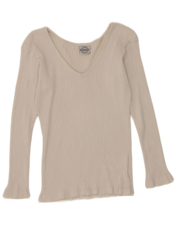 Ženska majica Newpenny dugih rukava UK 12 Srednje bijela