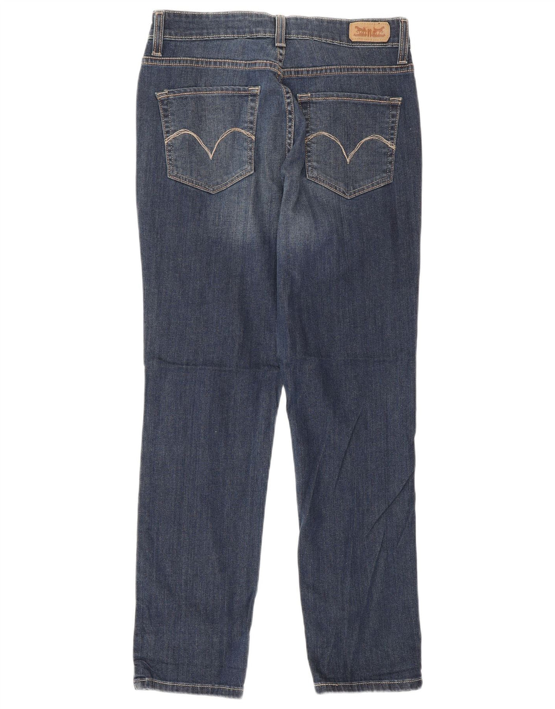 Levi's ženske uske traperice srednjeg rasta US 8 srednje W29 L30 plavi pamuk