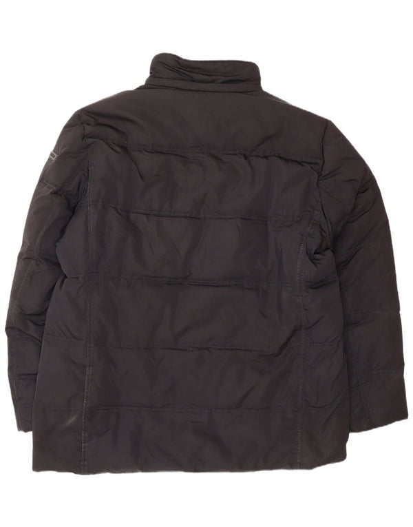 TRUSSARDI JEANS Muška podstavljena jakna IT 56 3XL crni poliester