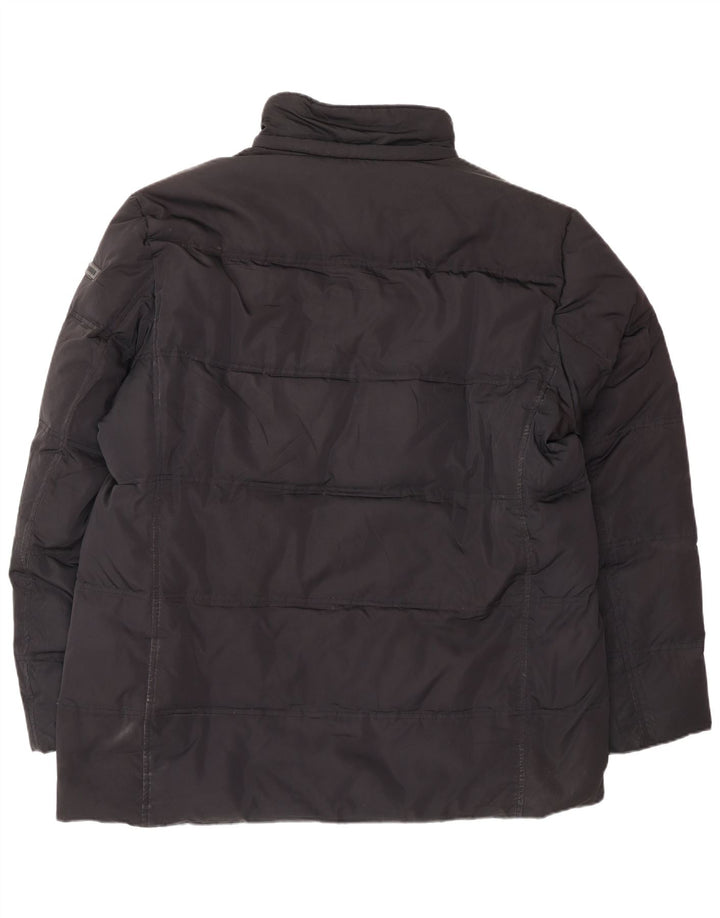 TRUSSARDI JEANS Muška podstavljena jakna IT 56 3XL crni poliester