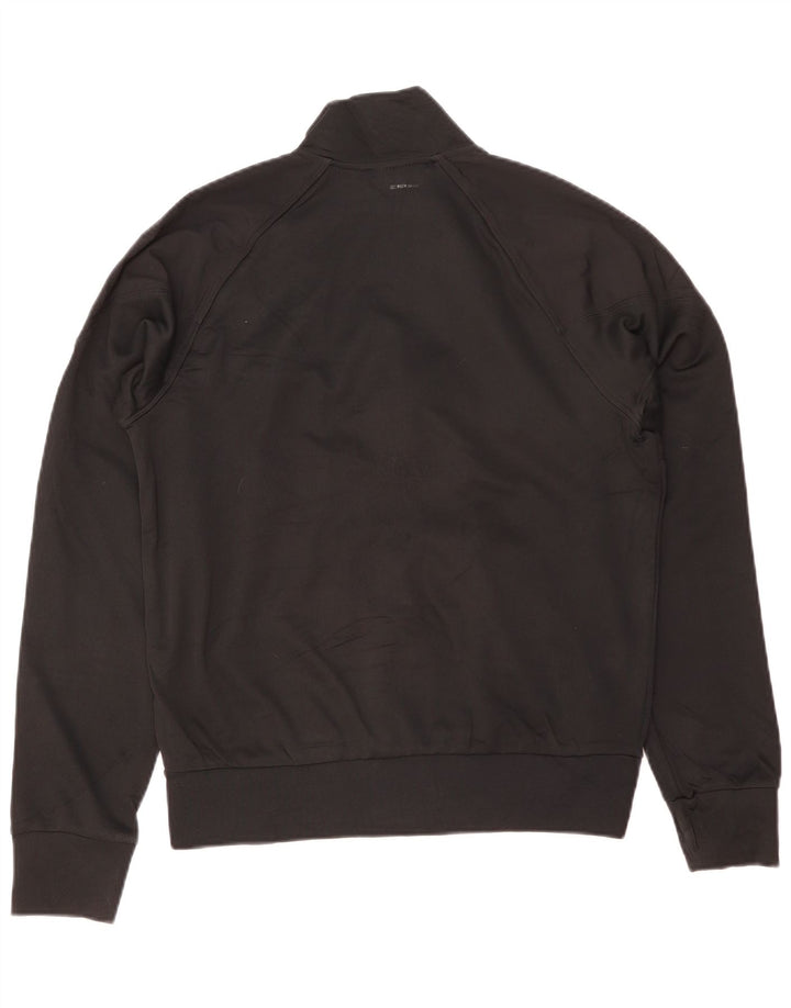 NIKE muška gornja jakna Dri Fit Graphic Trenirka Mala crna poliester