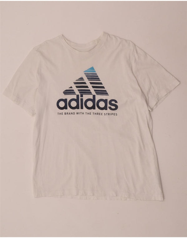 Adidas muška majica s grafičkim motivima, veliki bijeli pamuk
