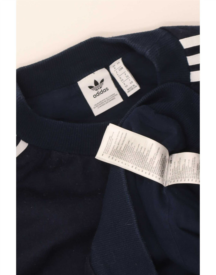 Adidas muška kratkotrajna majica UK 8 Mali tamnoplavi poliester