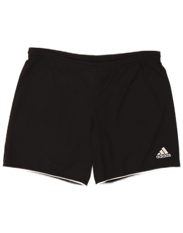 Adidas muške sportske kratke hlače Climalite srednje crne boje od poliestera