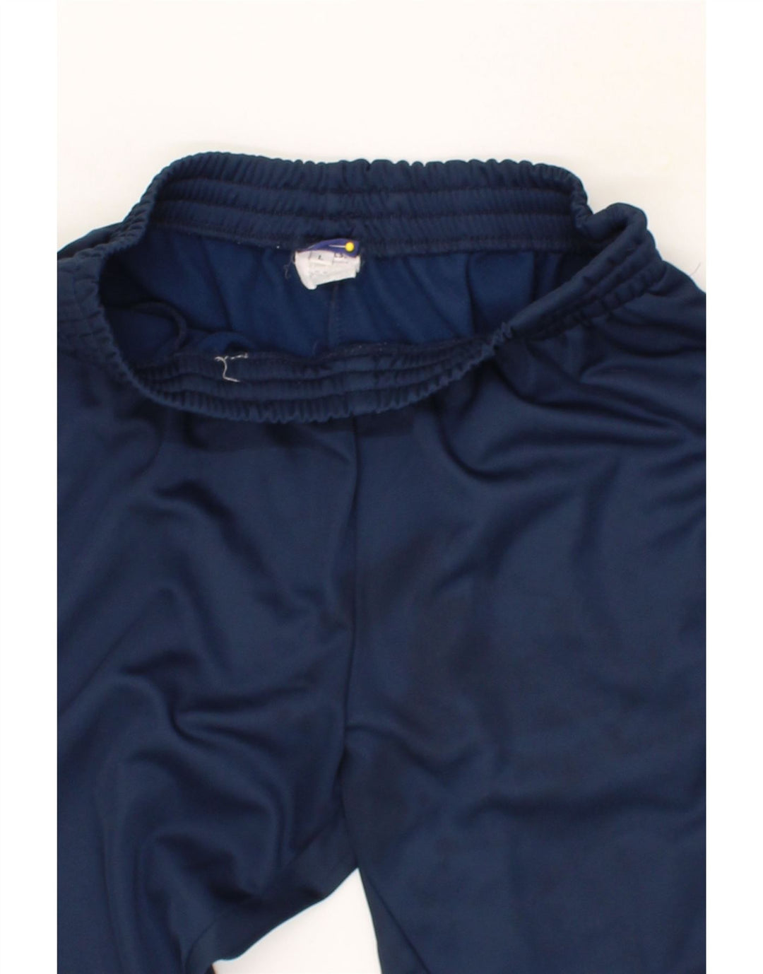 ASICS Womens Tracksuit Trousers Large  Navy Blue Polyester Vintage Asics and Second-Hand Asics from Messina Hembry 