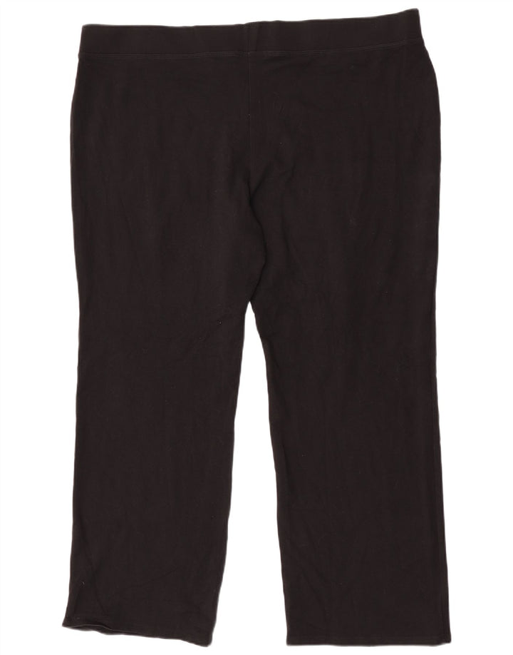 Marks & Spencer ženske tajice UK 24 4XL crni pamuk