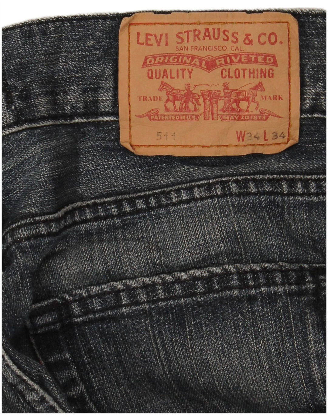 Levi's muške 511 uske traperice W34 L30 plave
