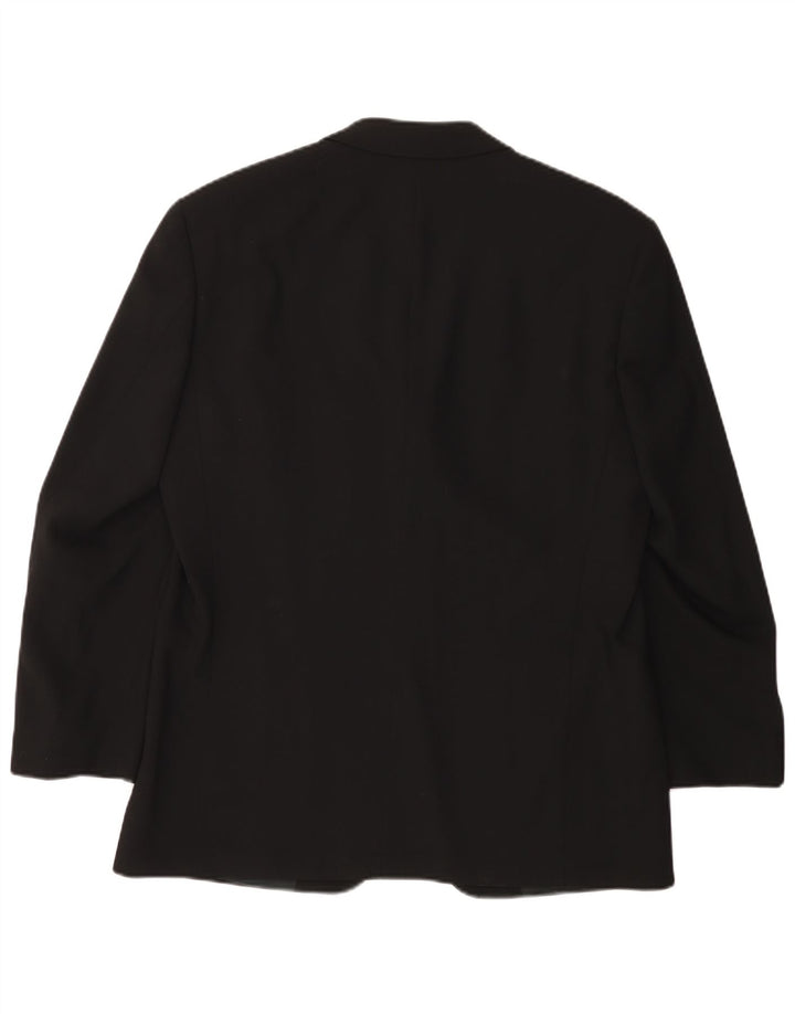 HUGO BOSS Muška jakna sa 3 gumba UK 38 Srednje crna nova vuna