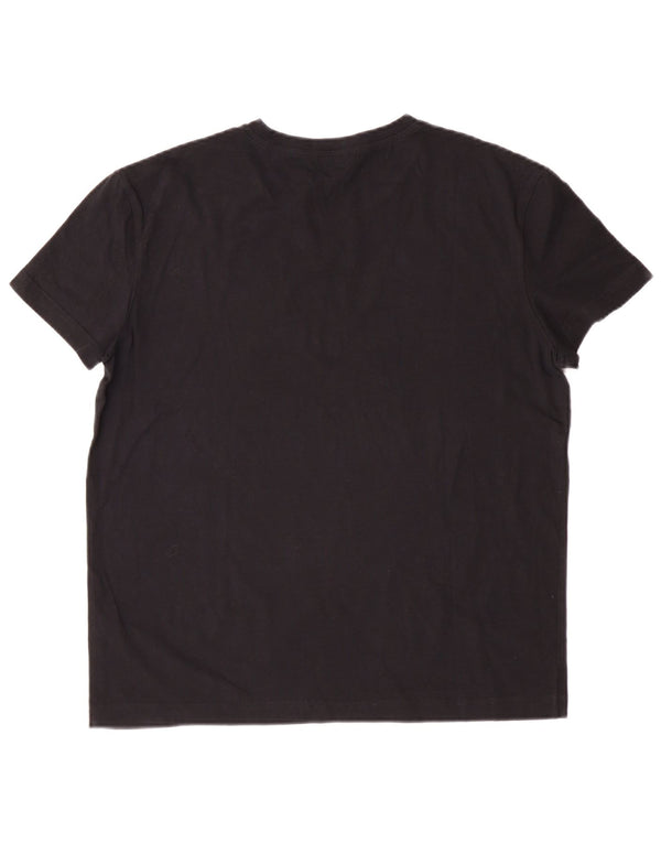 Calvin Klein Jeans Ženska majica kratkih rukava UK 18 XL crni pamuk