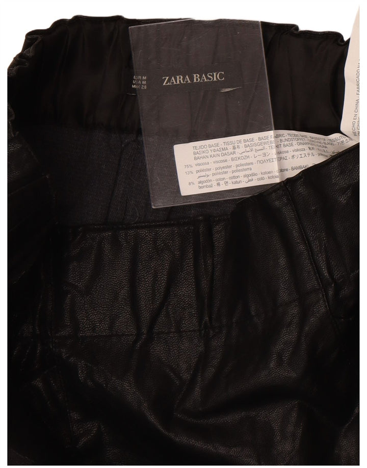 Zara ženska mini suknja srednje veličine W28 crna viskoza