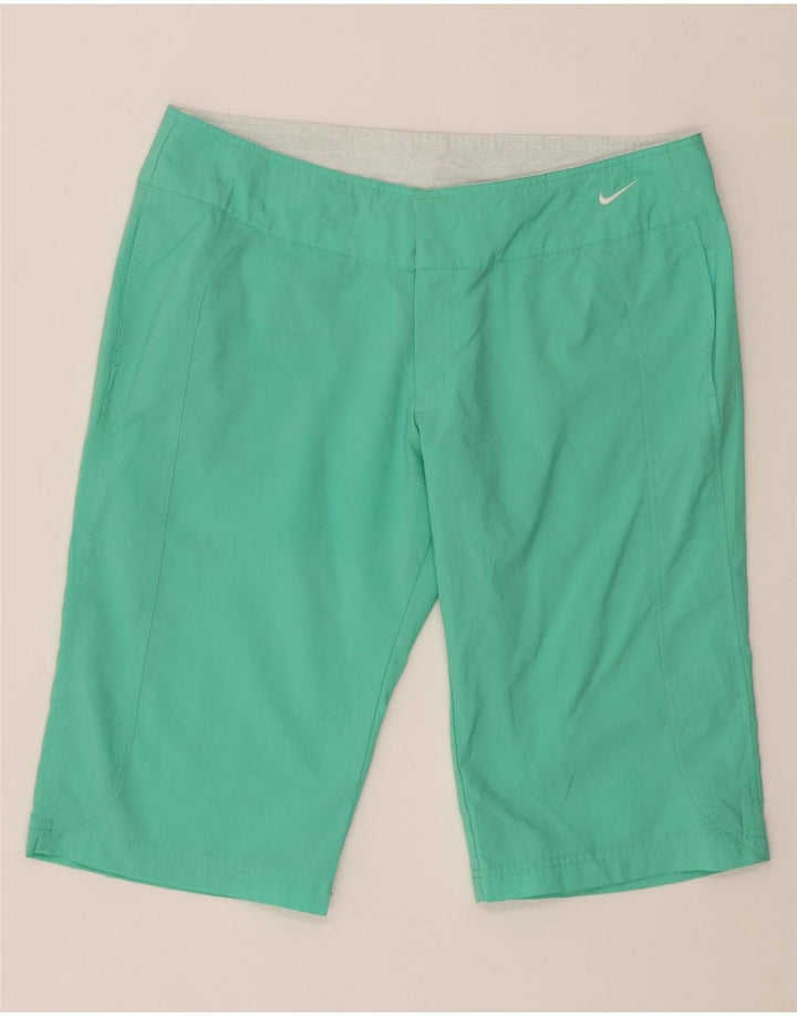 NIKE ženske bermude US 12/14 velike W34 tirkizni poliester