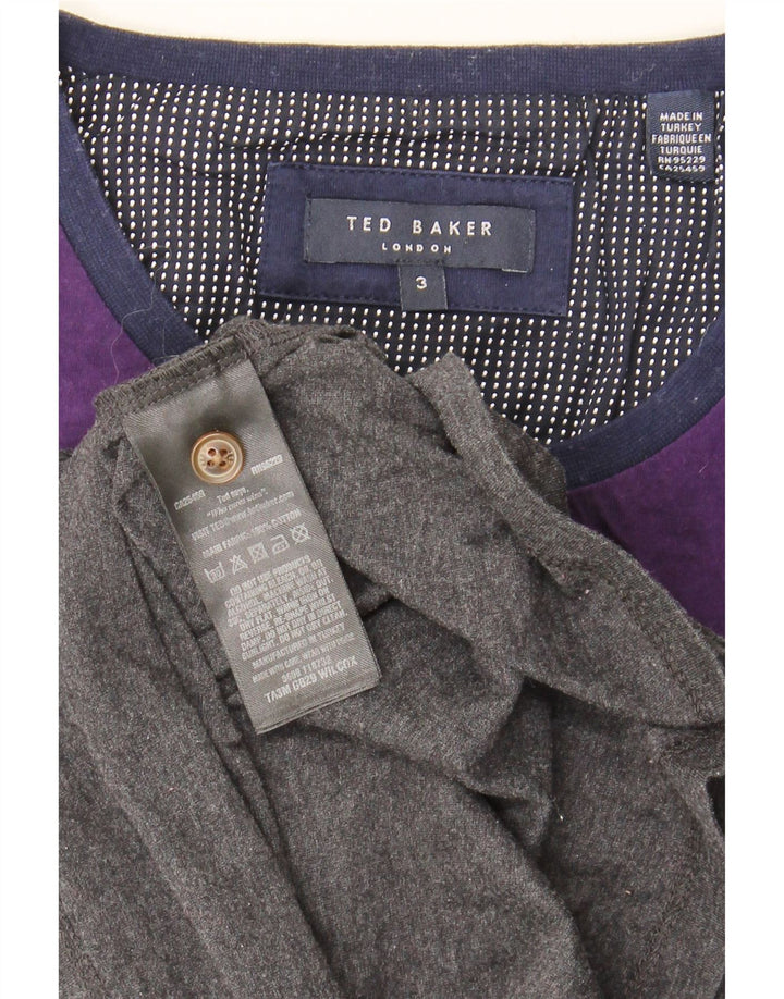 Muška majica kratkih rukava Ted Baker, veličina 3, pamuk srednje sive boje